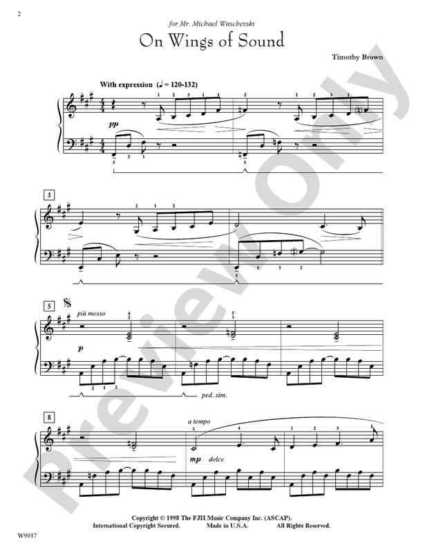 On Wings of Sound - Piano (Digital Download)