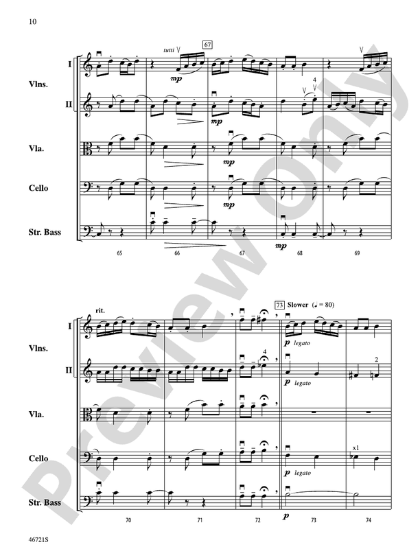 Petrushka - String Orchestra Conductor Score & Parts (Digital Download)