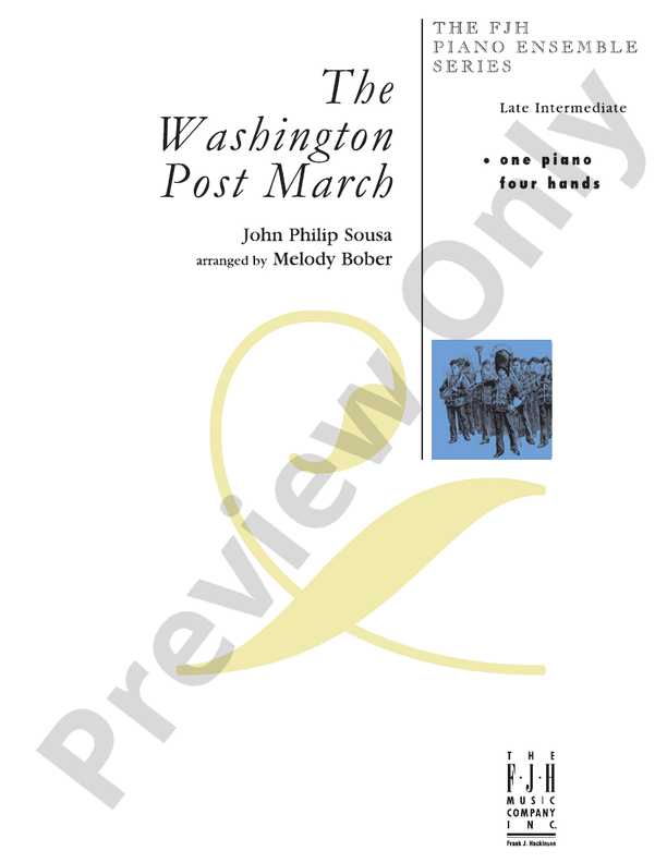 The Washington Post March - Piano (Digital Download)