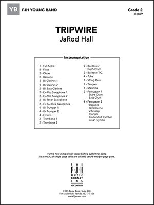 Tripwire - JaRod Hall - Concert Band - FJH Music Company