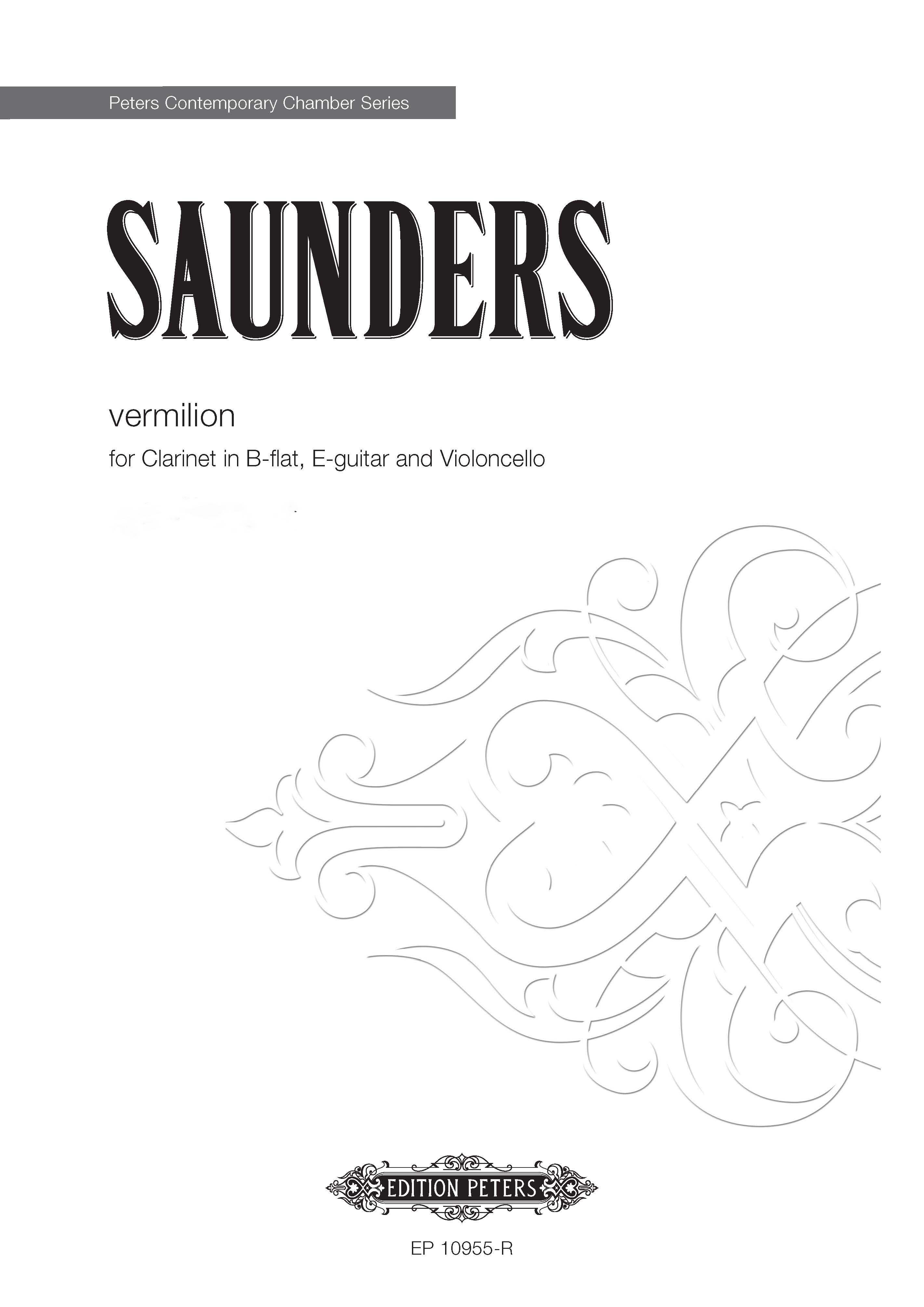 Vermilion - Clarinet/Guitar/Cello Full Score (Digital Download)