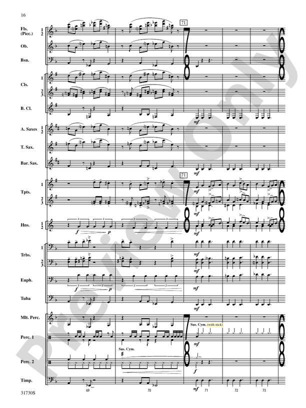 They Shall Run and Be Free - Concert Band Conductor Score & Parts (Digital Download)