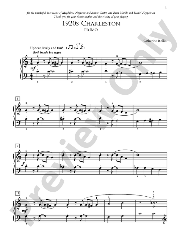 Dances for Two, Book 2: 5 Intermediate Piano Duets in Dance Styles - 1 Piano, 4 Hands (Digital Download)