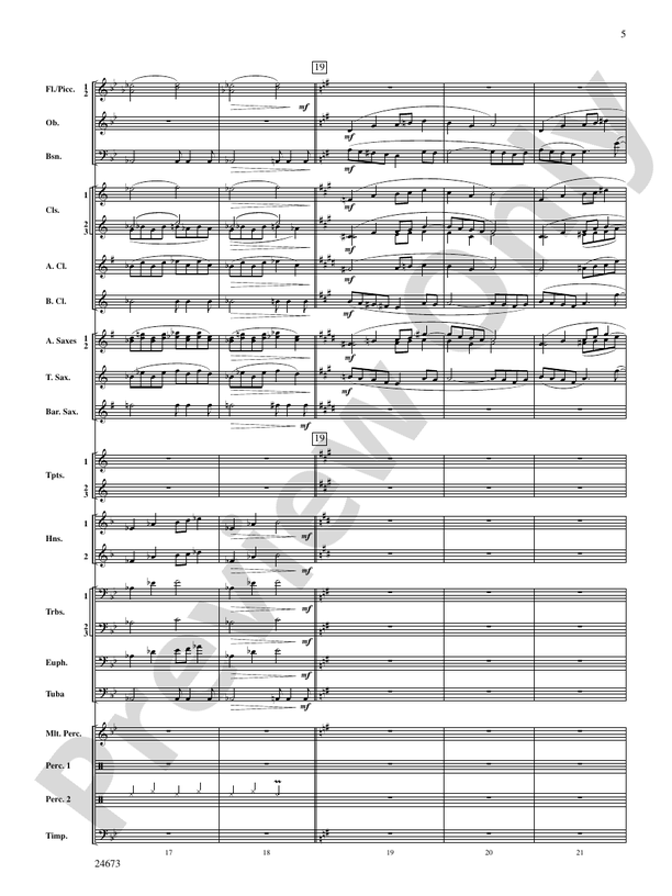 Arden Variations - Concert Band Conductor Score & Parts (Digital Download)