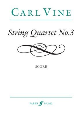 STRING QUARTET NO 3 SCORE