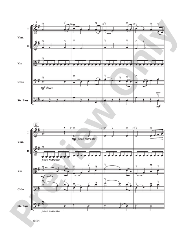 Adra's Dance – String Orchestra Conductor Score & Parts (Digital Download)
