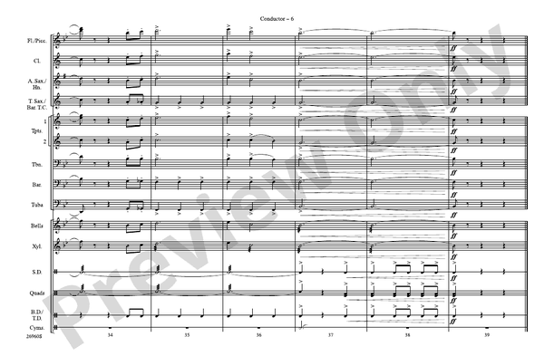 The Star-Spangled Banner – Marching Band Conductor Score & Parts (Digital Download)
