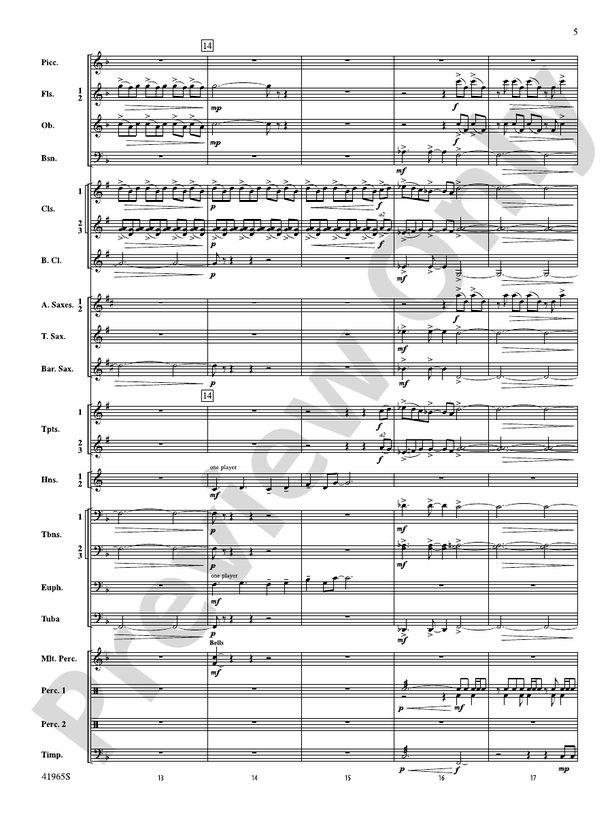 Chase the Shouting Wind - Concert Band Conductor Score & Parts (Digital Download)