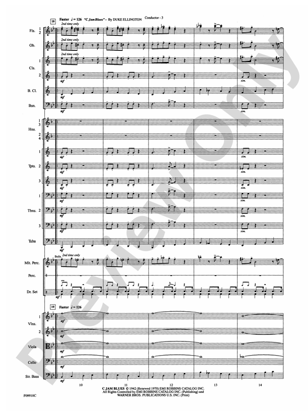 A Touch of Jazz - Full Orchestra Conductor Score & Parts (Digital Download)