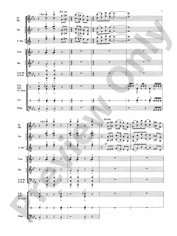 Wood County Celebration - Concert Band Conductor Score & Parts (Digital Download)