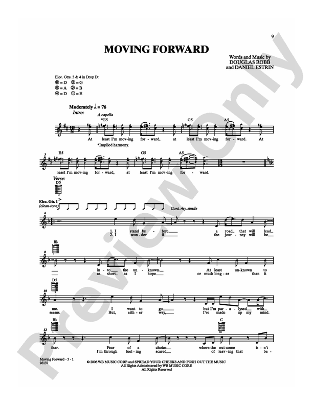 Moving Forward - Guitar TAB (Digital Download)