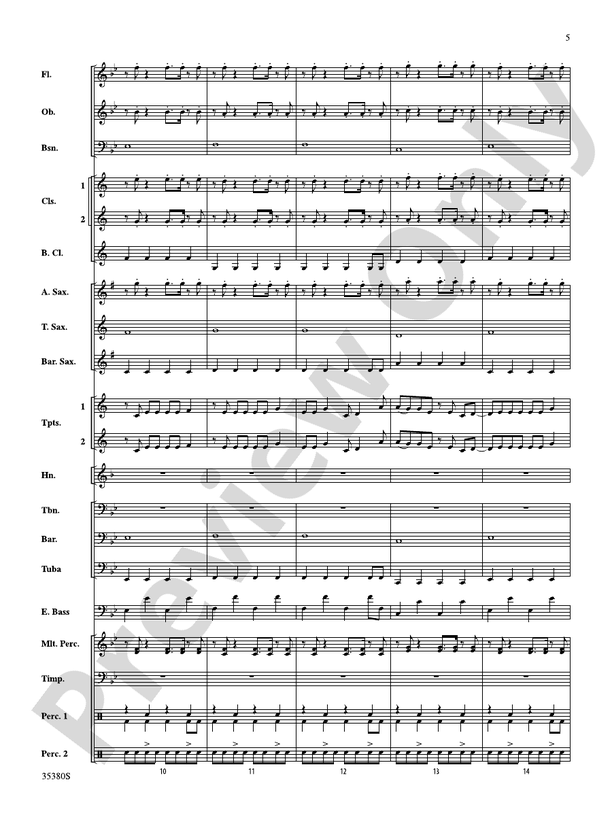 Baby! - Concert Band Conductor Score & Parts (Digital Download)