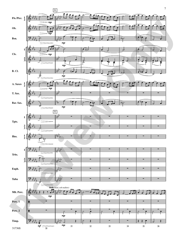 Aquia Hills - Concert Band Conductor Score & Parts (Digital Download)