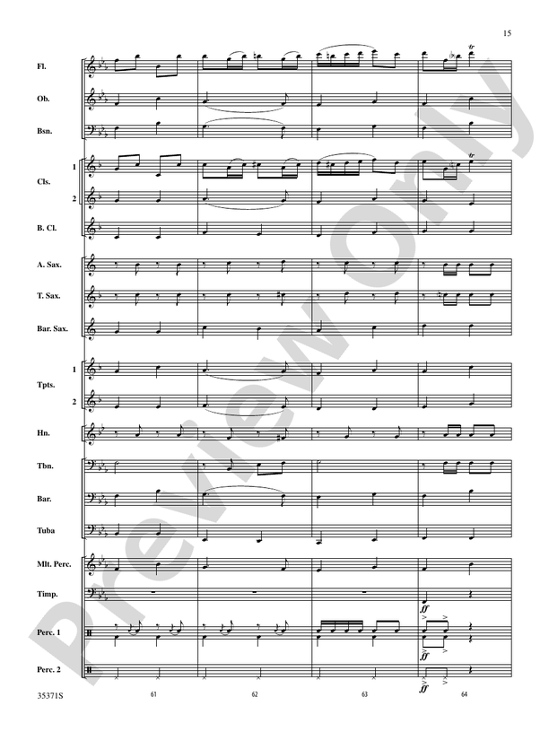 Semper Paratus - Concert Band Conductor Score & Parts (Digital Download)