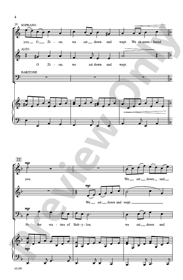 By the Waters – SAB Choral Octavo (Digital Download)