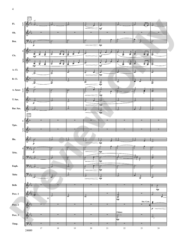 Slumber, My Darling - Concert Band Conductor Score & Parts (Digital Download)