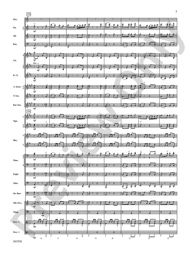 Dubinushka, Op. 62 - Concert Band Conductor Score & Parts (Digital Download)