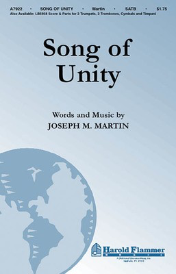 Song of Unity - Joseph M. Martin - SATB Shawnee Press Choral Score Octavo
