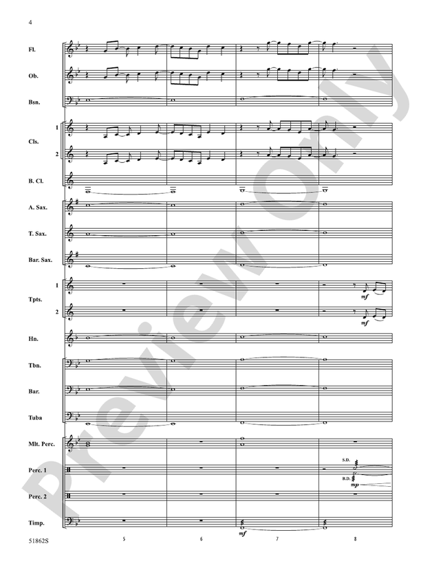 Wrap Me Up - Concert Band Conductor Score & Parts(Digital Download)
