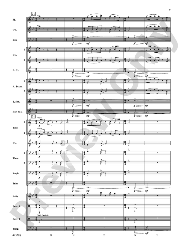 Stay Tuned - Concert Band Conductor Score & Parts (Digital Download)