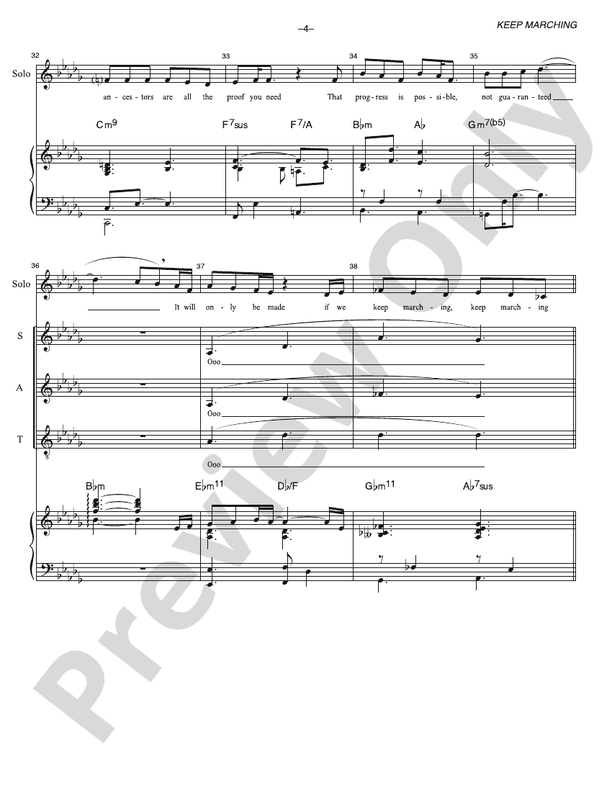 Keep Marching - SAT Choral Octavo (Digital Download)