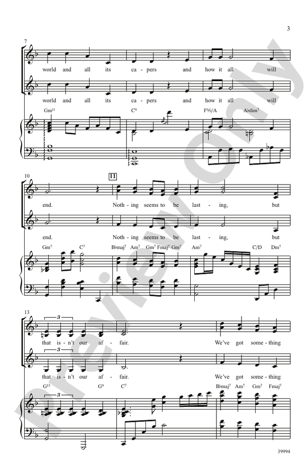 Love Is Here to Stay – SSA Choral Octavo (Digital Download)