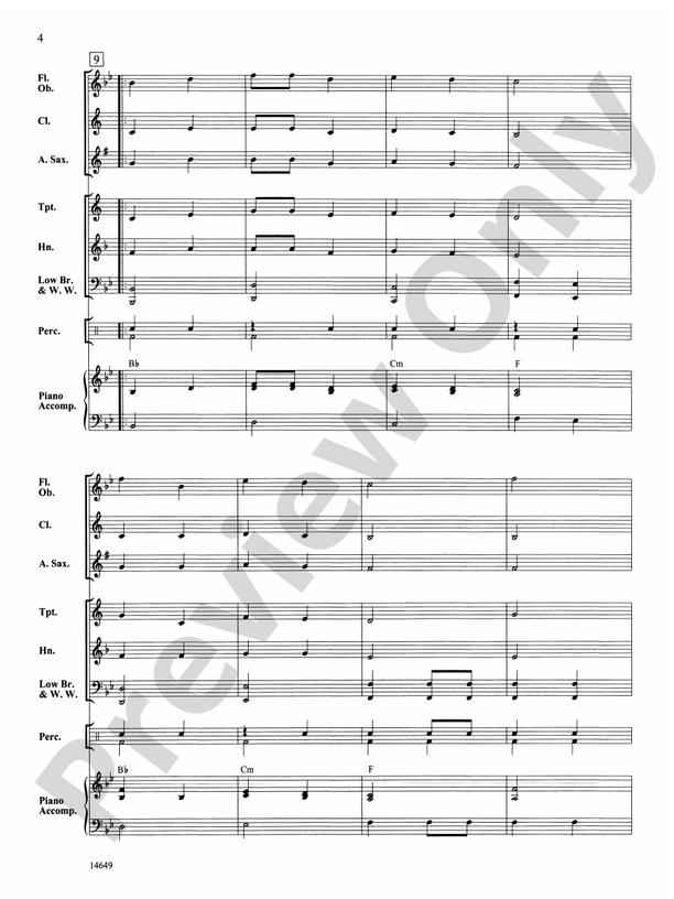 Bell Canyon March - Concert Band Conductor Score & Parts (Digital Download)