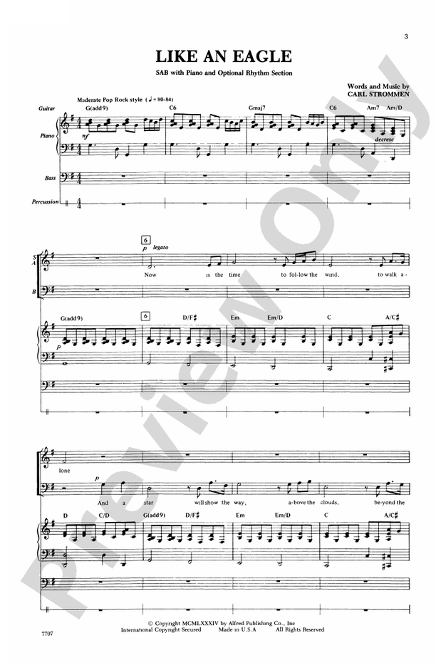 Like an Eagle – SAB Choral Octavo (Digital Download)