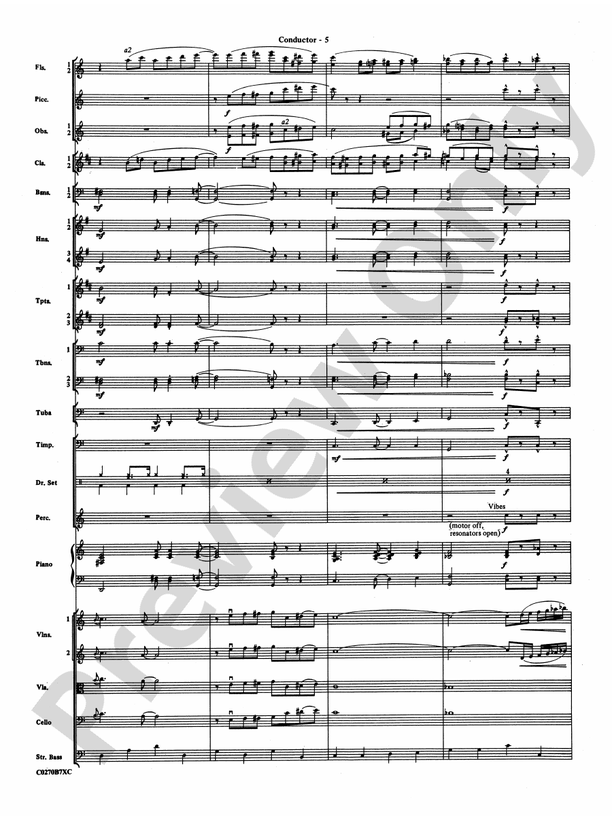 Duke Ellington – Full Orchestra Conductor Score & Parts (Digital Download)