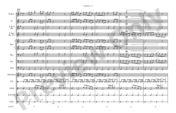 The Way I Are – Marching Band Conductor Score & Parts (Digital Download)