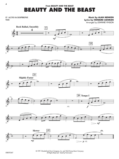Essential Elements Disney Favorites - Alto Saxophone - Hal Leonard