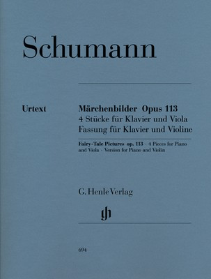 Fairy Tale Pictures for Viola and Piano Op 113