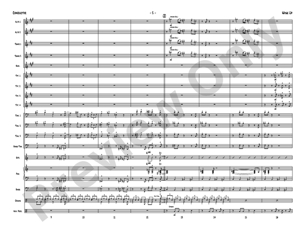 Wise Up – Jazz Ensemble Conductor Score & Parts (Digital Download)