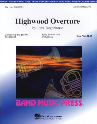 Highwood Overture - John Tatgenhorst - Band Music Press Score/Parts