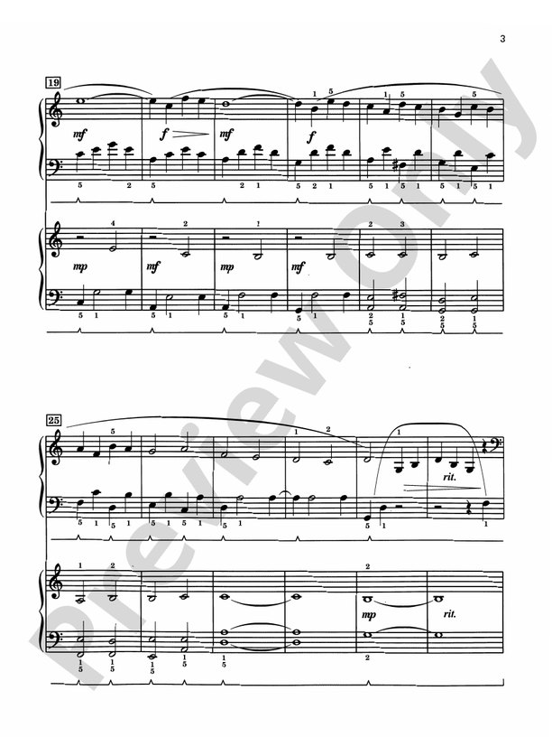 A Quiet Moment - 2 Pianos, 4 Hands (Digital Download)