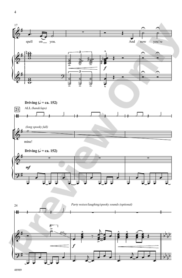 I Put a Spell on You - SAB Choral Octavo (Digital Download)