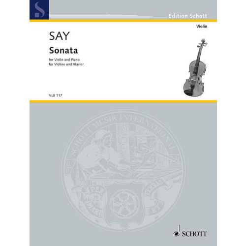 Say - Sonata - Violin/Piano Accompaniment Schott VLB117