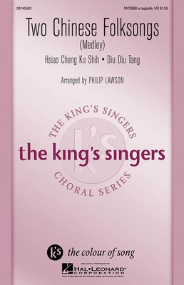 Two Chinese Folksongs - SATBBB Philip Lawson Hal Leonard Choral Score Octavo