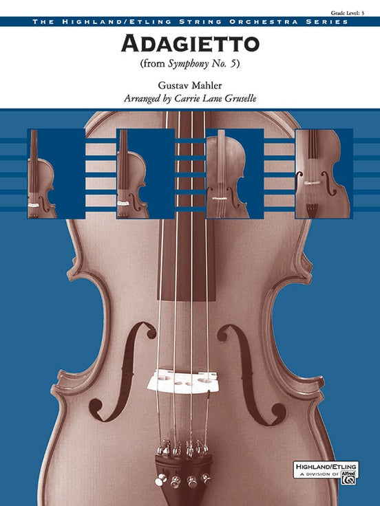 Adagietto from Symphony No. 5 – String Orchestra Conductor Score & Parts (Digital Download)