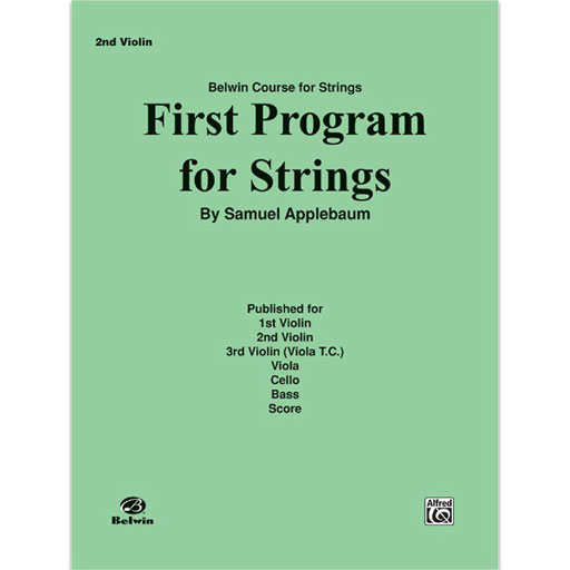 First Program for Strings - Violin 2 Part EL01997
