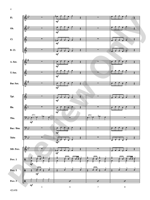 Rock Your Bones! - Concert Band Conductor Score & Parts (Digital Download)