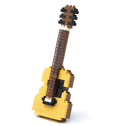 Nanoblock Acoustic Guitar Mini Lego  Over 150 pcs