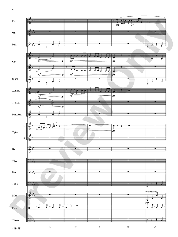 Pavanne - Concert Band Conductor Score & Parts(Digital Download)