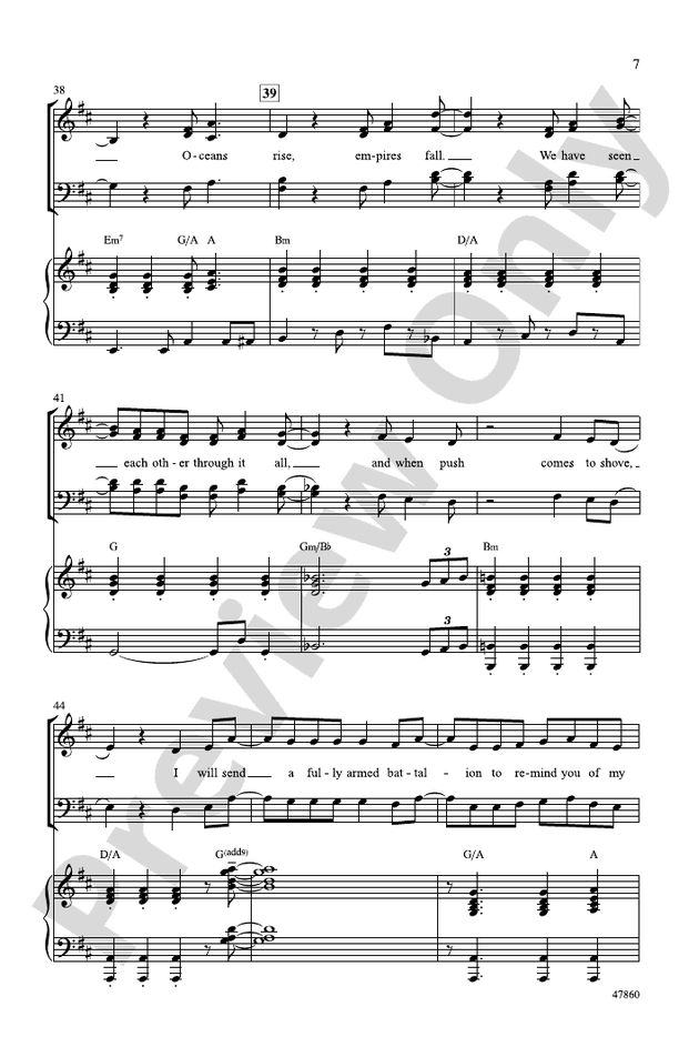 Hamilton Highlights – SATB Choral Octavo (Digital Download)