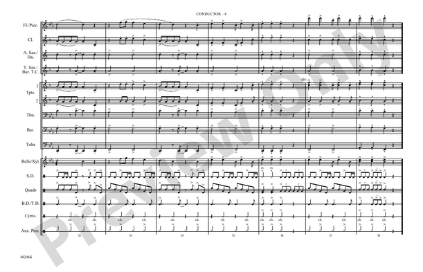 Truth Hurts – Marching Band Conductor Score & Parts (Digital Download)
