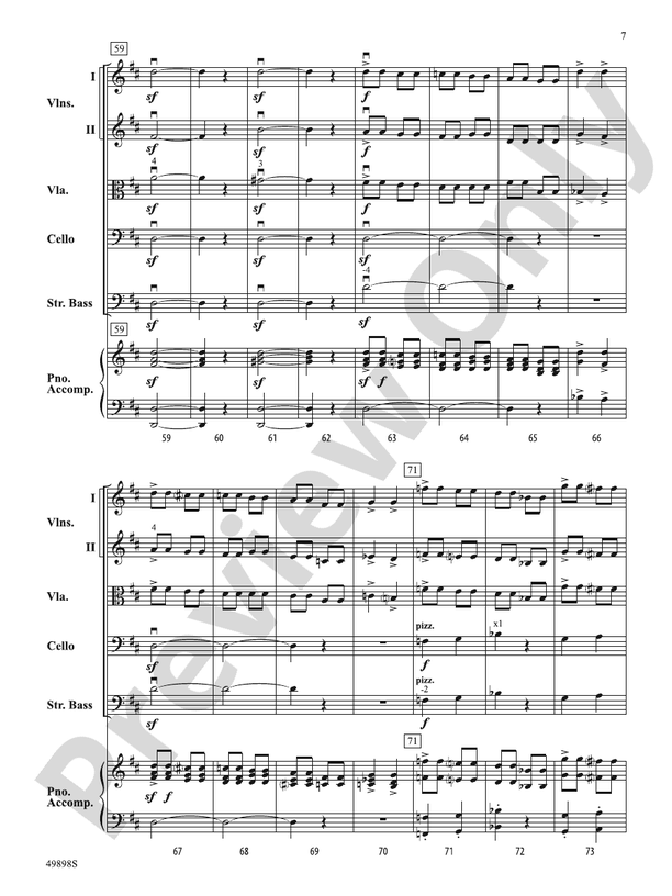 Danse - String Orchestra Conductor Score & Parts (Digital Download)