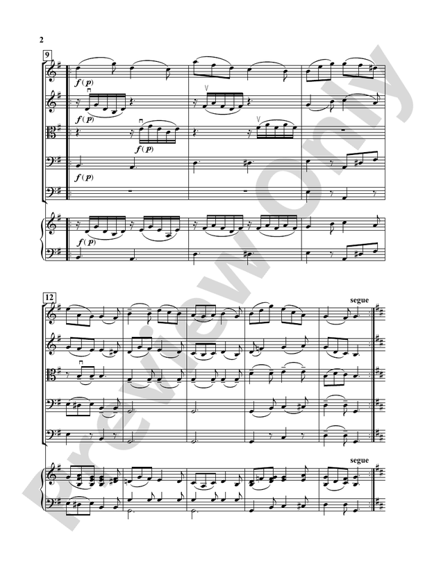 Andante and Rondo - Arr. Loreta Fin – String Orchestra Conductor Score & Parts (Digital Download)