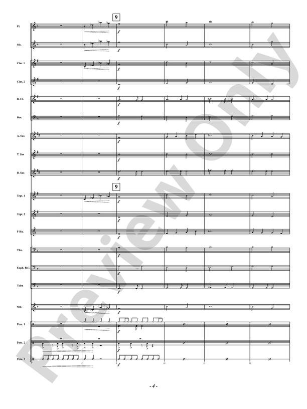Noche de Paz - Silent Night - Concert Band Conductor Score & Parts(Digital Download)