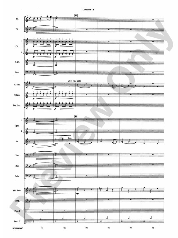 The Great Locomotive Chase - Concert Band Conductor Score & Parts (Digital Download)