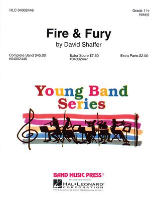Fire & Fury - David Shaffer - Band Music Press Score/Parts